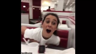 Public Boob Flashing Restaurant Compilation