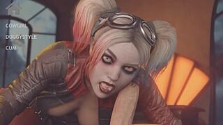 THE BADDIES POUNDER ! ! HARLEY QUEEN HOPPING ON MY GIGA-DONGER