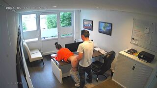 Amost caught having sex in the office