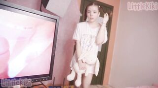 LITTLE step DAUGHTER caught step DADDY watching TABOO PORN, and wanted to do the same