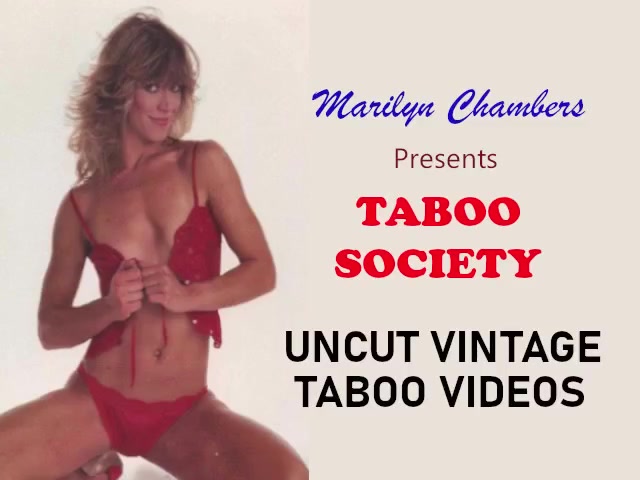 Taboo Society- Marilyn Chambers Mom Son Vintage Taboo