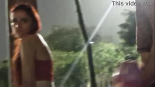 I took my dick out and jerked off at the bus stop next to a girl!