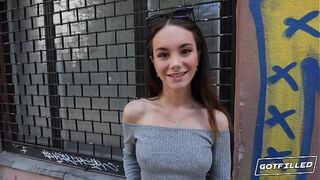 GOTFILLED Cumming inside tiny hottie Liz Ocean