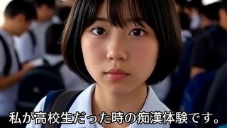 【Hな体験談】電車の中で私は…【ai生成】