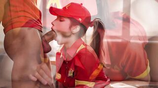 McDonald’s Crew starts their shift by not making You a Happy Meal (AI-Generated)