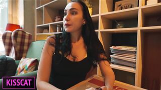 Step mother at Valentine's day shares room Stepson and gets unexpected cum in pussy and mouth