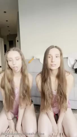 Alice and Haizlee Twins - Morning Shot With Sister