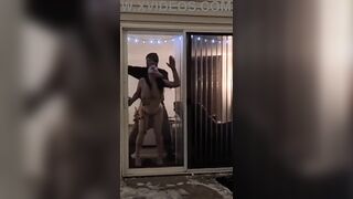 Blowjob and Filled Up in the Snow Christmas Eve