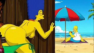 Beach Slut. Married Housewife Gets Fucked On The Beach. Cartoon Parody. Compilation. Best Cartoon.