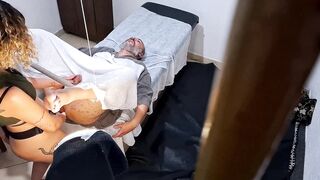 He went to the doctor to have his prostate examined, but the doctor stuck the strapon in his ass.