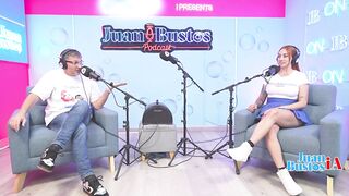 Redhead MILF AndreaCastro deepthroats a huge cock and then rides it until she cums