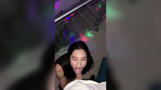 Hard sex a stranger at the VIP nightclub!