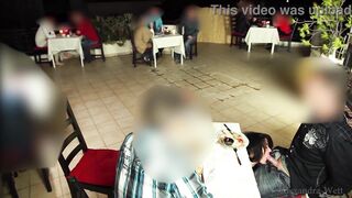 Public slut fucks all the cocks in every place